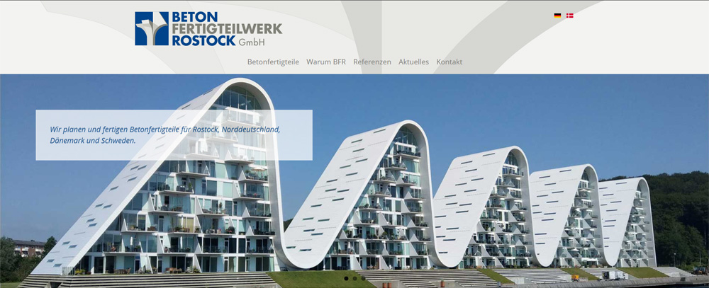 internetseite webdesign rostock mv beton bfr
